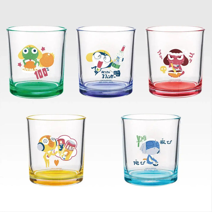 彩色玻璃杯 (隨機款式)