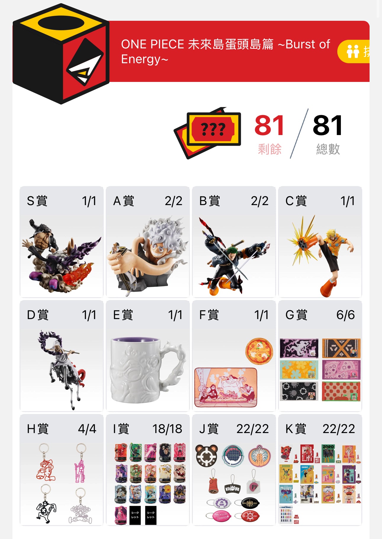 ONE PIECE 未來島蛋頭島篇 Burst of Energy